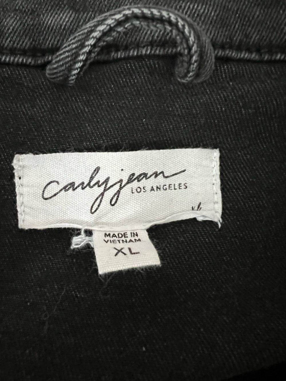 Carly Jean Los Angeles gray denim Hunter Jean jacket - Picture 4 of 4